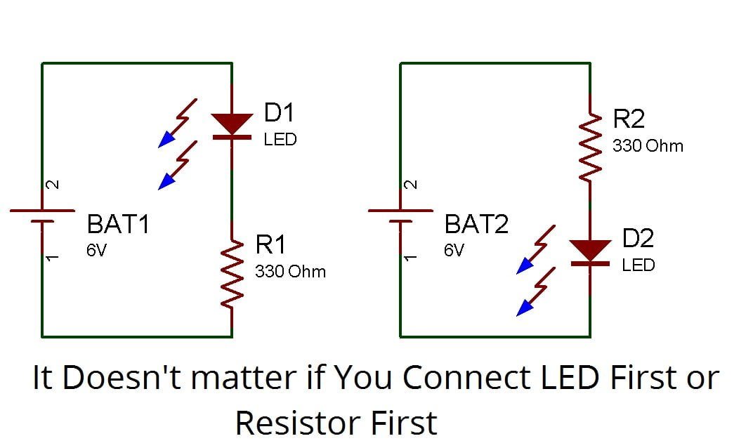 led light diode resistance