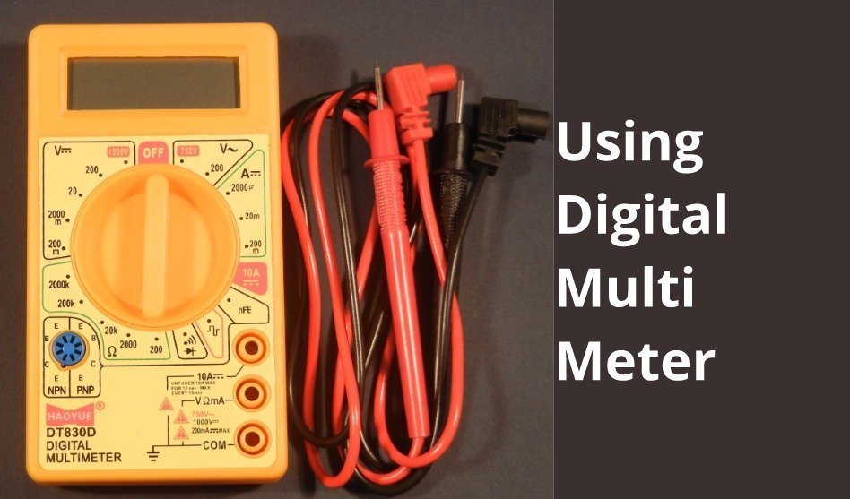 How to use digital multimeter : 3 most widely used operations