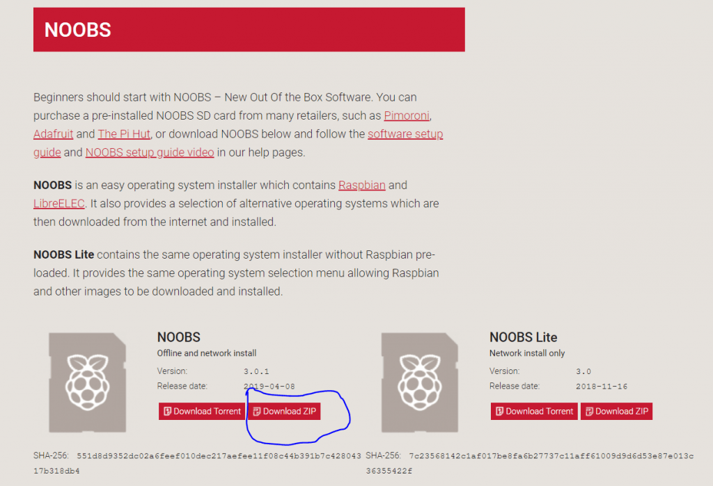 Raspberry Pi 2 Initial set-up and configuration with NOOBS