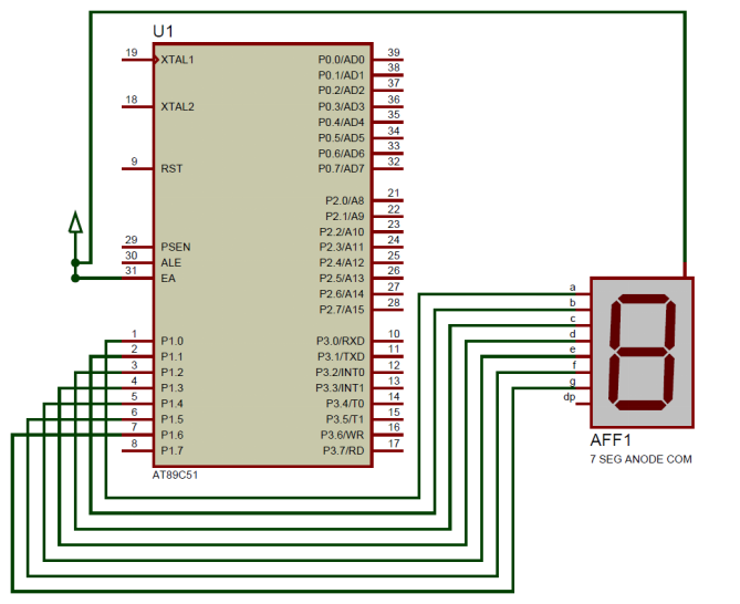 How To Interface Seven Segment Display With 8051 Microcontroller Kitflix 9674